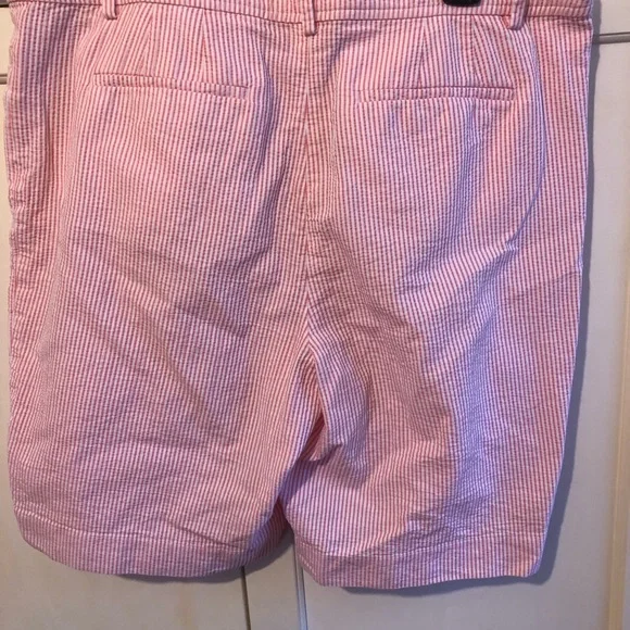 Talbots Pink Striped Women's Shorts - Picture 2 of 6